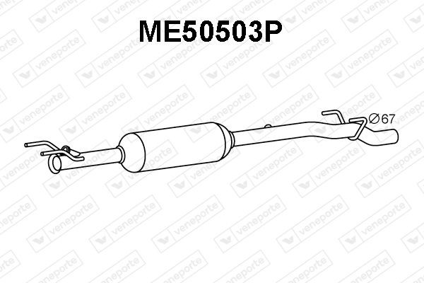 VENEPORTE Catalizzatore SCR ME50503P ME50503P Catalizzatore marmitta VENEPORTE Mitsubishi
