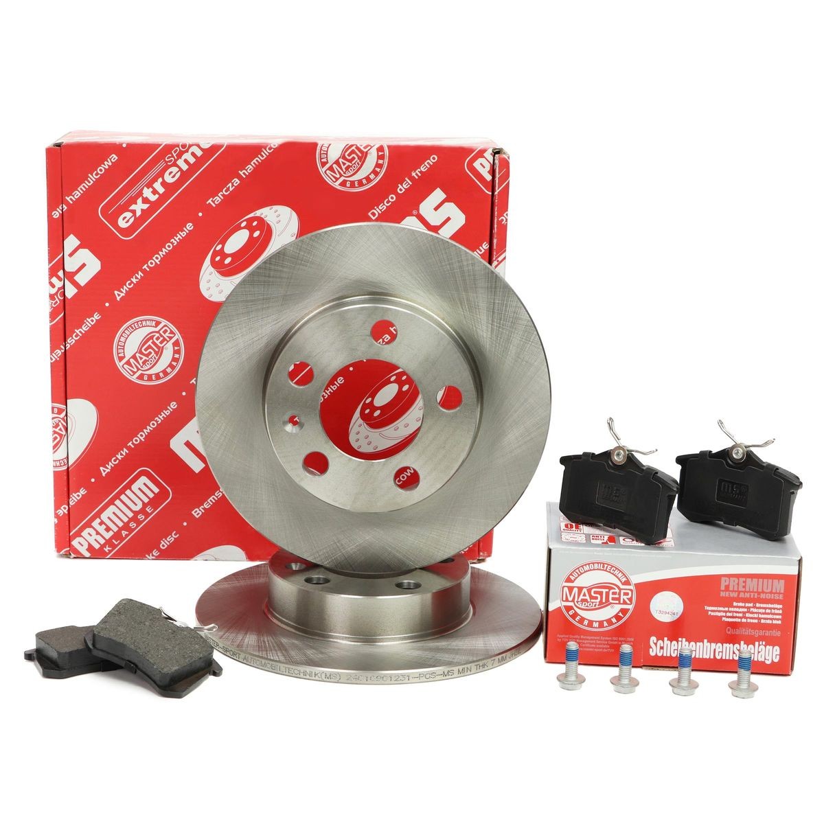 MASTER-SPORT Bremseskiver og klodser 200901232 200901232 Bremsesæt MASTER-SPORT VW TRANSPORTER