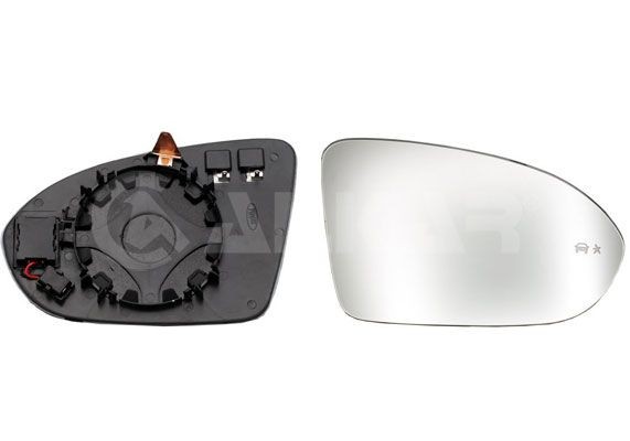 ALKAR Speilglass, ytterspeil 6436730 pris Sidespeilglass Opel 71_ 6436730 ALKAR