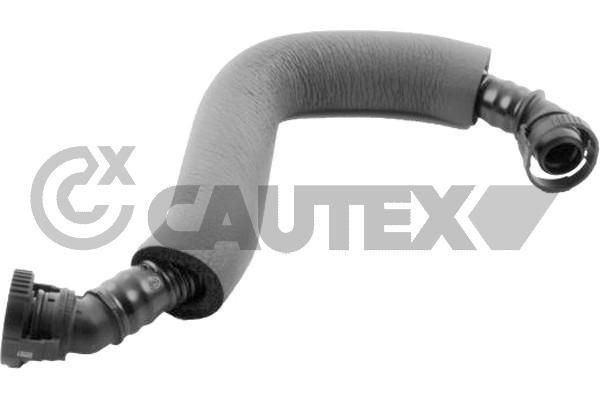 CAUTEX Hadica odvetrania kľukovej skrine 757974 Ventil odvetrania kľukovej skrine CAUTEX Peugeot 207 757974