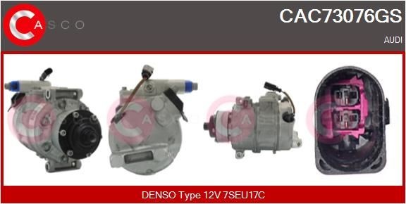 CASCO Air conditioning compressor CAC73076GS CASCO CAC73076GS genuine Audi R8 42 air conditioning compressor price