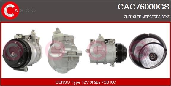 CASCO Aircopomp CAC76000GS CASCO CAC76000GS Airco-compressor SLK R170 goedkoop