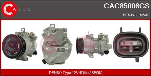 CASCO Aircopomp CAC85006GS CASCO CAC85006GS Airconditioning SMART kosten