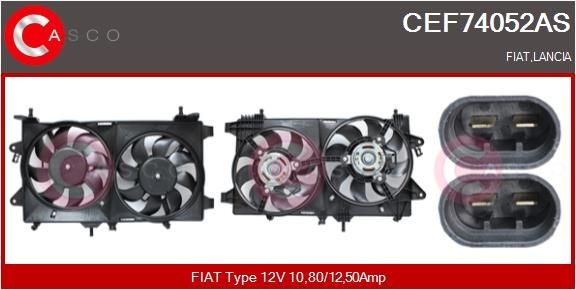 CASCO Kjølevite, radiator CEF74052AS CASCO CEF74052AS Elektromotor, radiator ventilator Delta III (844) pris