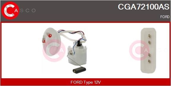 CASCO Benzinepomp CGA72100AS CGA72100AS Brandstofpomp CASCO FORD PUMA
