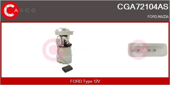 Benzinepomp CASCO CGA72104AS CASCO CGA72104AS: Opvoerpomp Mazda 3 2007