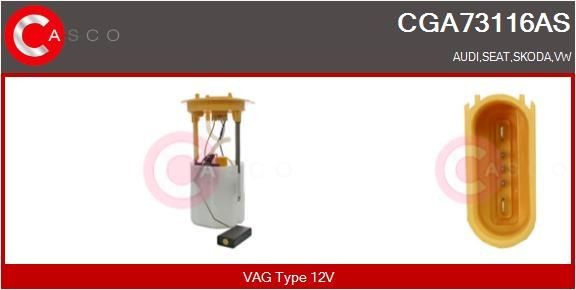 CASCO Impianto alimentazione carburante CGA73116AS CGA73116AS costo Pompa carburante SKODA FAVORIT CASCO