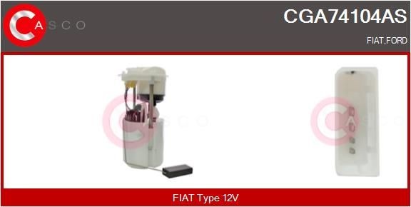 CASCO Benzinepomp CGA74104AS Ford PUMA Opvoerpomp CASCO CGA74104AS