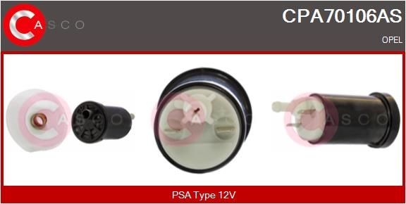 CASCO Benzinepomp CPA70106AS Brandstofopvoerpomp OPEL CASCO CPA70106AS