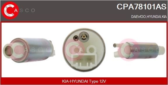CASCO Bensinpumpe CPA78101AS Drivstoffpumpe KIA CASCO CPA78101AS