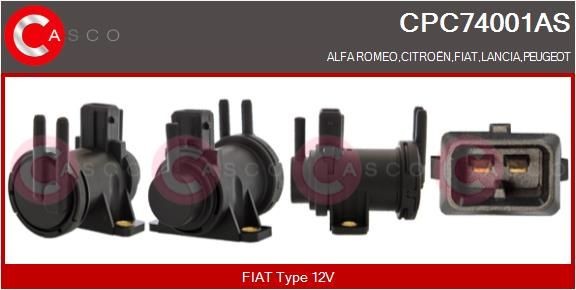 CASCO Trykkomformer, eksosstyring CPC74001AS Trykkomformer turbolader CASCO Fiat BRAVO CPC74001AS