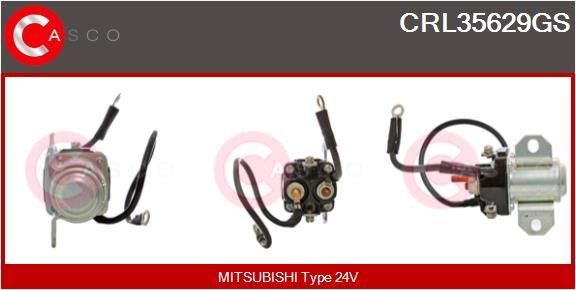CASCO Relay, starter CRL35629GS MERCEDES-BENZ 190 CASCO relay, starter CRL35629GS