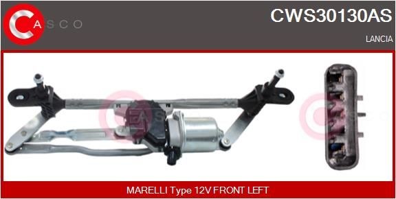 Scheibenwaschanlage CASCO CWS30130AS LANCIA YPSILON 2016 Wischergestänge CASCO CWS30130AS