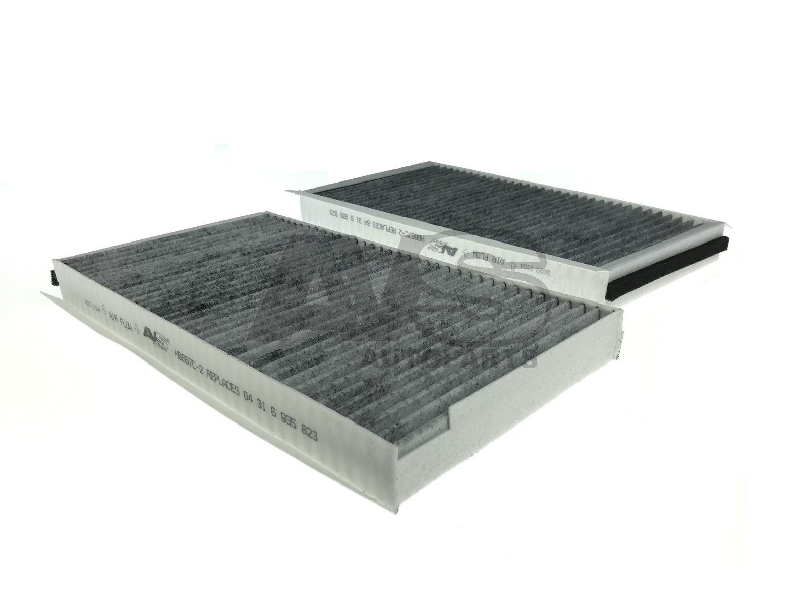 AVS AUTOPARTS Kupefilter HB667C-2 HB667C-2 Klimafilter BMW X6 AVS AUTOPARTS