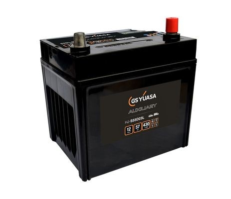 YUASA Startbatteri HJ-S55D23L YUASA HJ-S55D23L Bilbatteri Previa / Estima III (XR50) pris