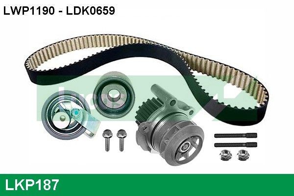 LUCAS Wasserpumpe + Zahnriemensatz LKP187 LKP187 Zahnriemen und Wasserpumpe VW VENTO LUCAS kaufen