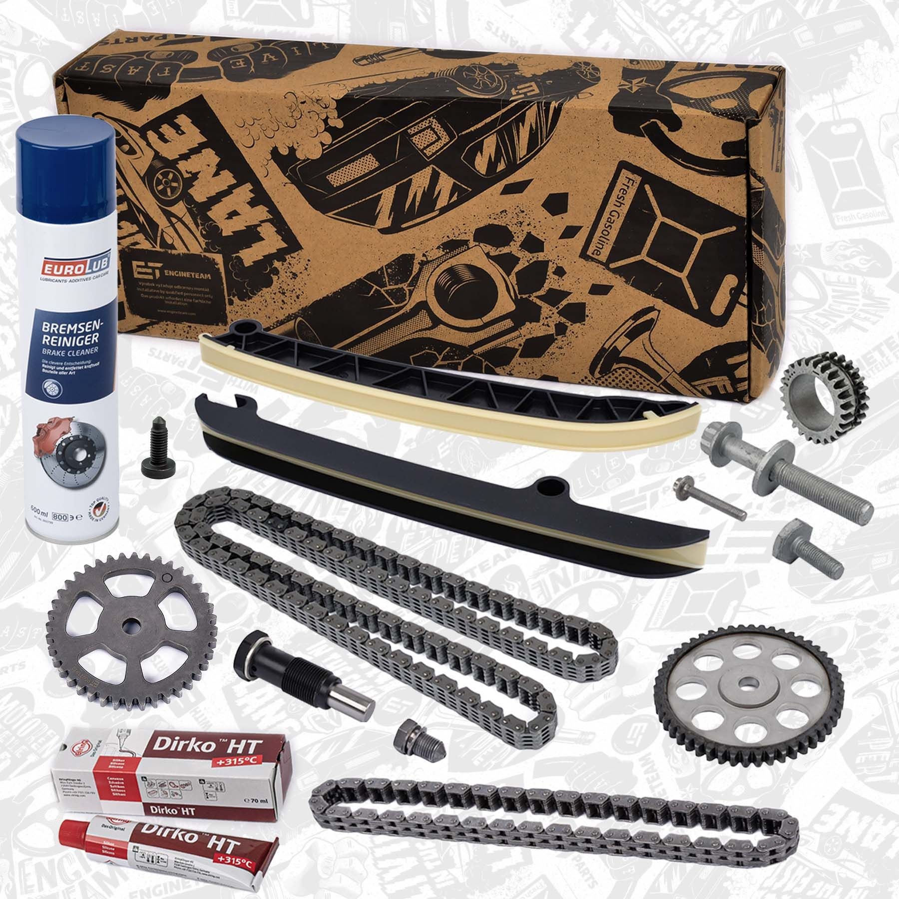 ET ENGINETEAM Kit de chaîne de distribution RS0106VR8 ET ENGINETEAM Kit chaîne de distribution NISSAN RS0106VR8