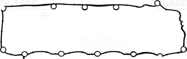 GLASER Pakning, Ventildæksel X53999-01 X53999-01 Topdækselpakning MERCEDES-BENZ MARCO POLO GLASER