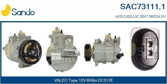 SANDO Compressore aria condizionata SAC73111.1 SANDO SAC73111.1 Compressore VW Crafter 30-35 prezzo