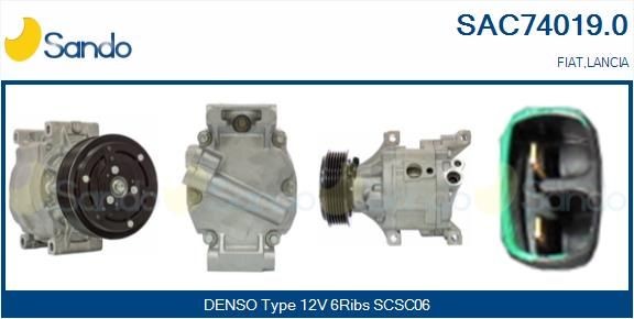 SANDO Aircopomp SAC74019.0 SANDO SAC74019.0 Aircopomp FIAT Strada Pick-up (178) 1.2 67 Pk 2003