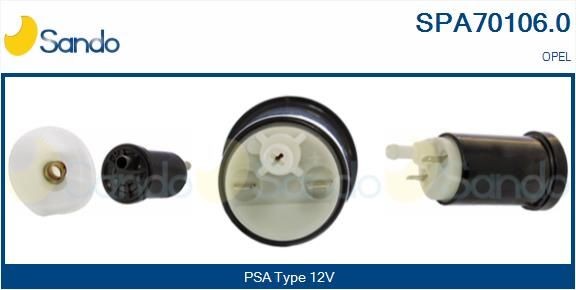 SANDO Bensiinipump SPA70106.0 Kütusepump SANDO Opel OMEGA SPA70106.0