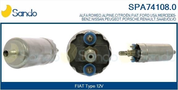 SANDO Drivstoffpumpe SPA74108.0 Fødepumpe SANDO GIULIETTA SPA74108.0 billige