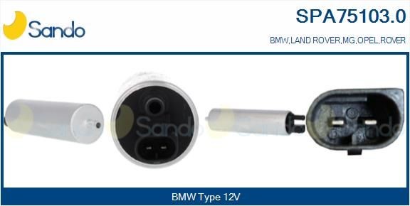 SANDO Drivstoffpumpe SPA75103.0 Brennstoffpumpe SANDO LAND ROVER SPA75103.0