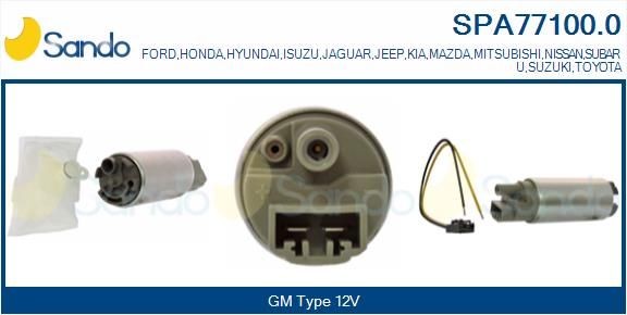 SANDO Bensapumppu SPA77100.0 SPA77100.0 SANDO Polttoainepumppu NISSAN PATROL