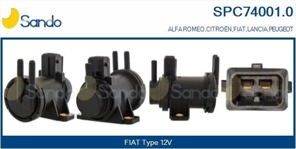 SANDO Convertitore pressione, Controllo gas scarico SPC74001.0 SPC74001.0 costo Convertitore pressione turbocompressore SANDO FIAT PANDA