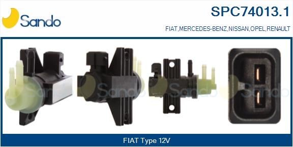 SANDO Drukconvertor, turbolader SPC74013.1 BMW 5-serie Turbodrukregelaar SANDO SPC74013.1