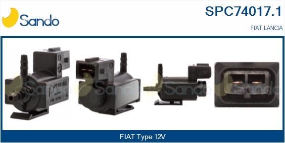 SANDO Menič tlaku, Riadenie výfukových plynov SPC74017.1 SANDO Ventil regulácie plniaceho tlaku FIAT SPC74017.1