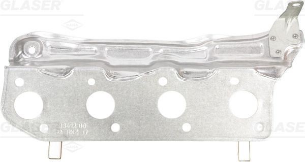 GLASER Pakning, udstødningsmanifold X81392-01 X81392-01 Udstødningsmanifold pakning MERCEDES-BENZ T1 Bus GLASER