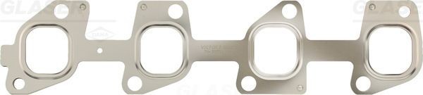 GLASER Tetning, eksosmanifold X82351-01 X82351-01 Eksosmanifold pakning NISSAN INTERSTAR GLASER