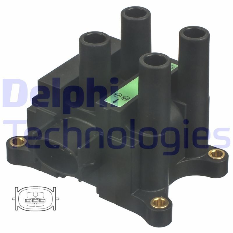 DELPHI Πολλαπλασιαστής CE20042-12B1 DELPHI CE20042-12B1 Πηνίο ανάφλεξης Ford Escort VII Combi τιμες