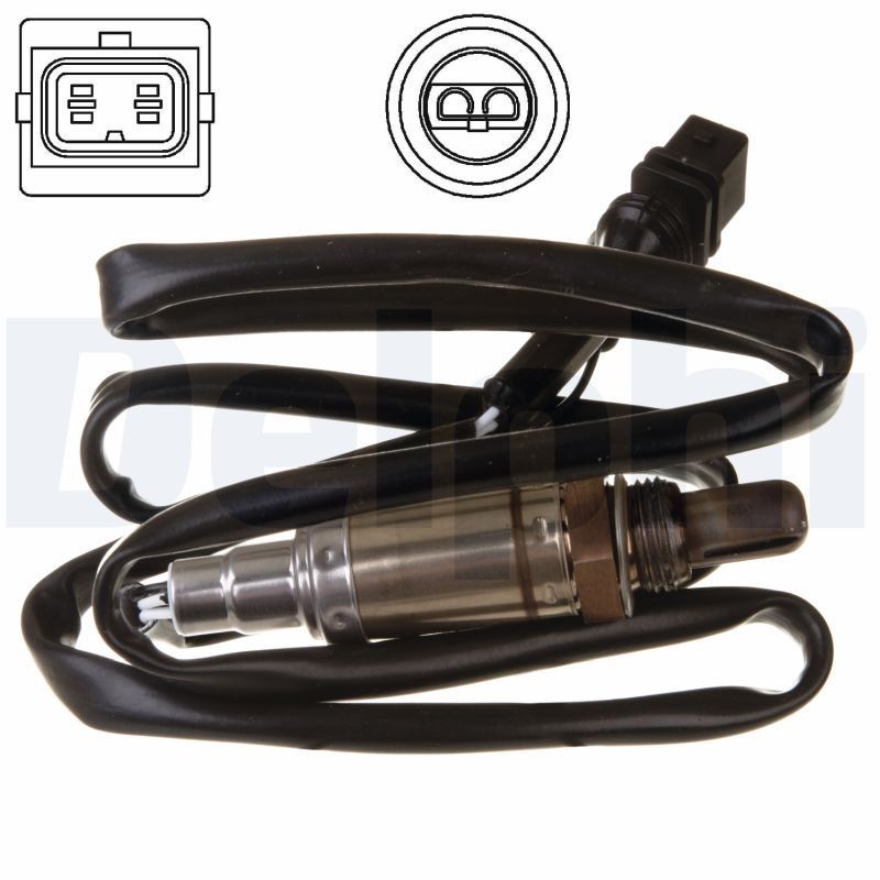 DELPHI Lambdasonde ES10242-12B1 ES10242-12B1 DELPHI Audi 100 C3 Lambdasonde Preis