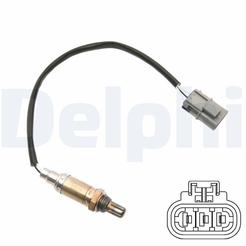 DELPHI Lambdasonde ES10456-12B1 Sonda lambda DELPHI JUKE ES10456-12B1 goedkoop