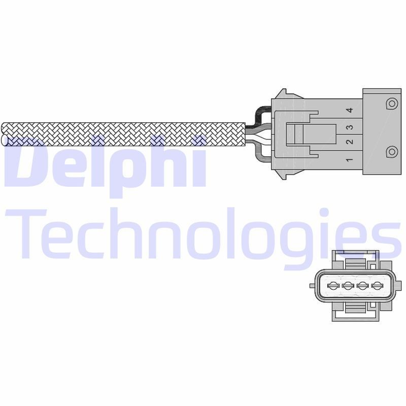 DELPHI Lambdasond ES20258-12B1 DELPHI ES20258-12B1 Lambdasond (NOx, O2) Jumper I Minibuss (244) original