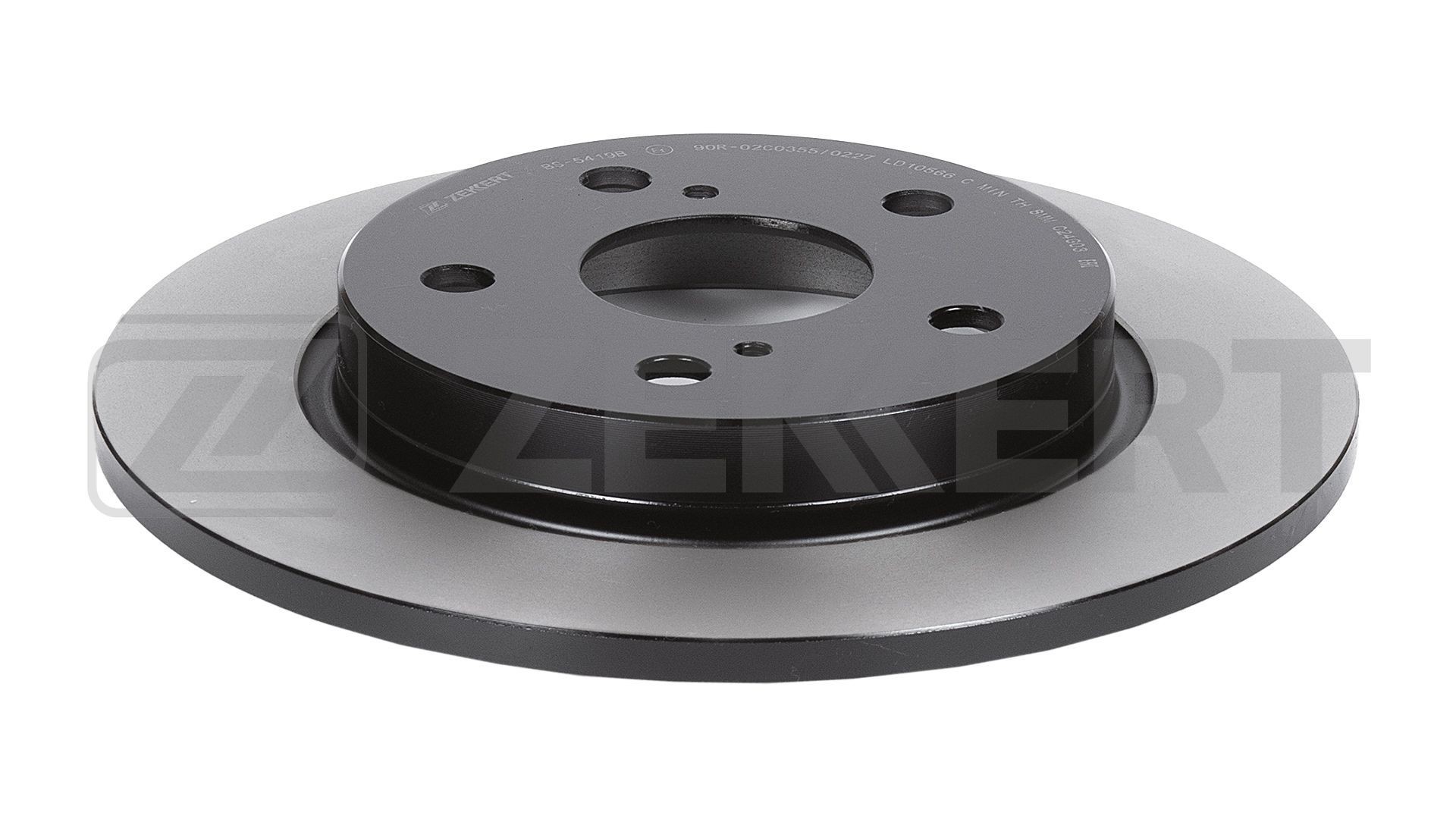 ZEKKERT Δισκόπλακα BS-5419B Δισκόφρενα TOYOTA ZEKKERT BS-5419B