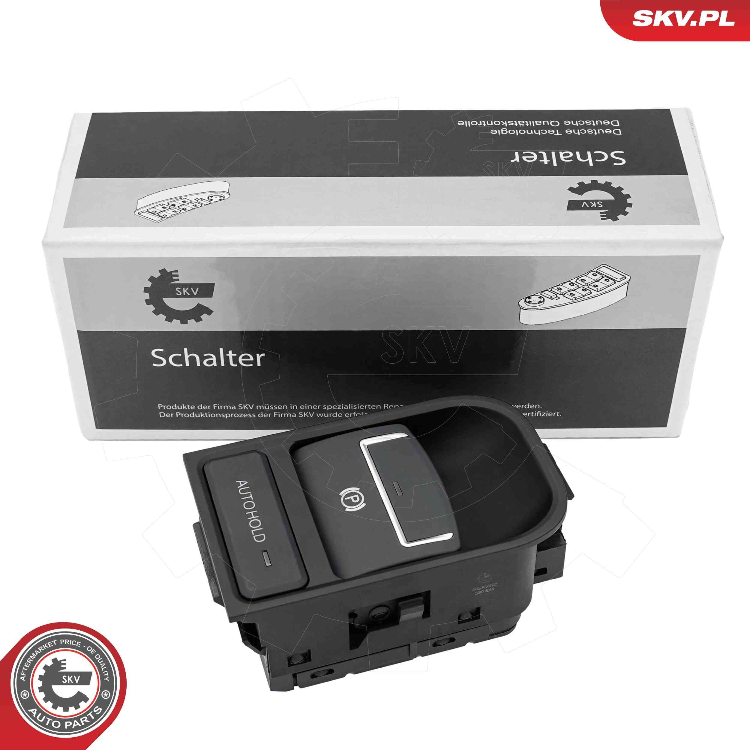 ESEN SKV Kontakt, parkeringsbremseaktivering 96SKV092 96SKV092 Kontakt, kontrollampe håndbremse SEAT ARONA ESEN SKV