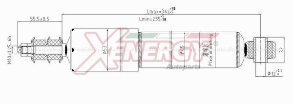 AP XENERGY Ammortizzatore X322444 X322444 costo Ammortizzatori NISSAN ALMERA AP XENERGY