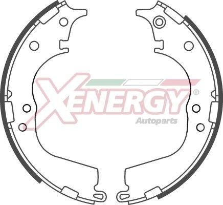 AP XENERGY Bromsbacksats X50726 X50726 AP XENERGY trumbromsar VW POLO
