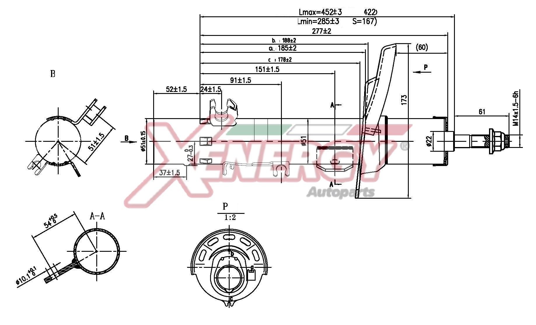 AP XENERGY Ammortizzatore X795339 X795339 Ammortizzatori AP XENERGY CITROËN DS5 costo