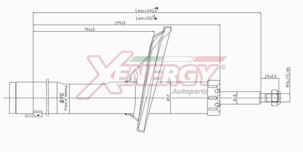 AP XENERGY Ammortizzatore X828633 X828633 Ammortizzatori AP XENERGY CITROËN DS5 costo