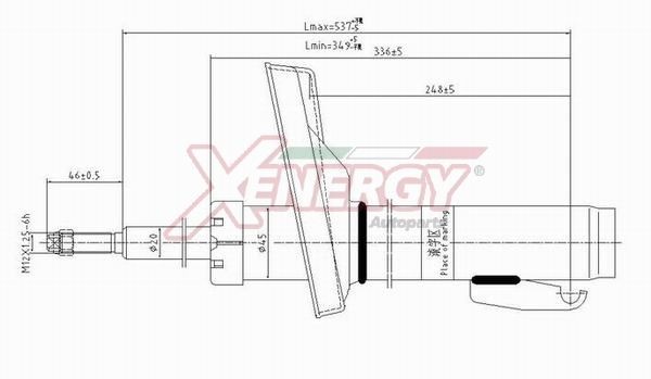 AP XENERGY Støtdemper X835633 X835633 Støtdempere VW TOURAN AP XENERGY
