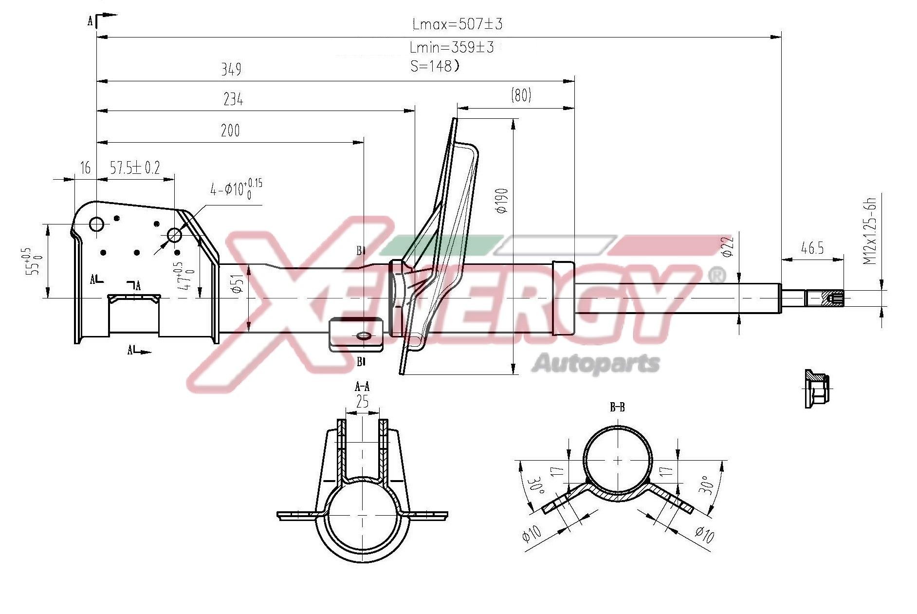 AP XENERGY Amort X861334 Amort AP XENERGY PUNTO X861334 odav