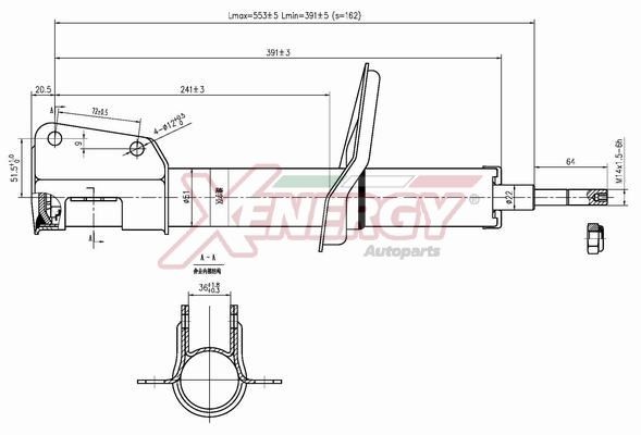 AP XENERGY Amort X928634 X928634 Amort FIAT PUNTO AP XENERGY