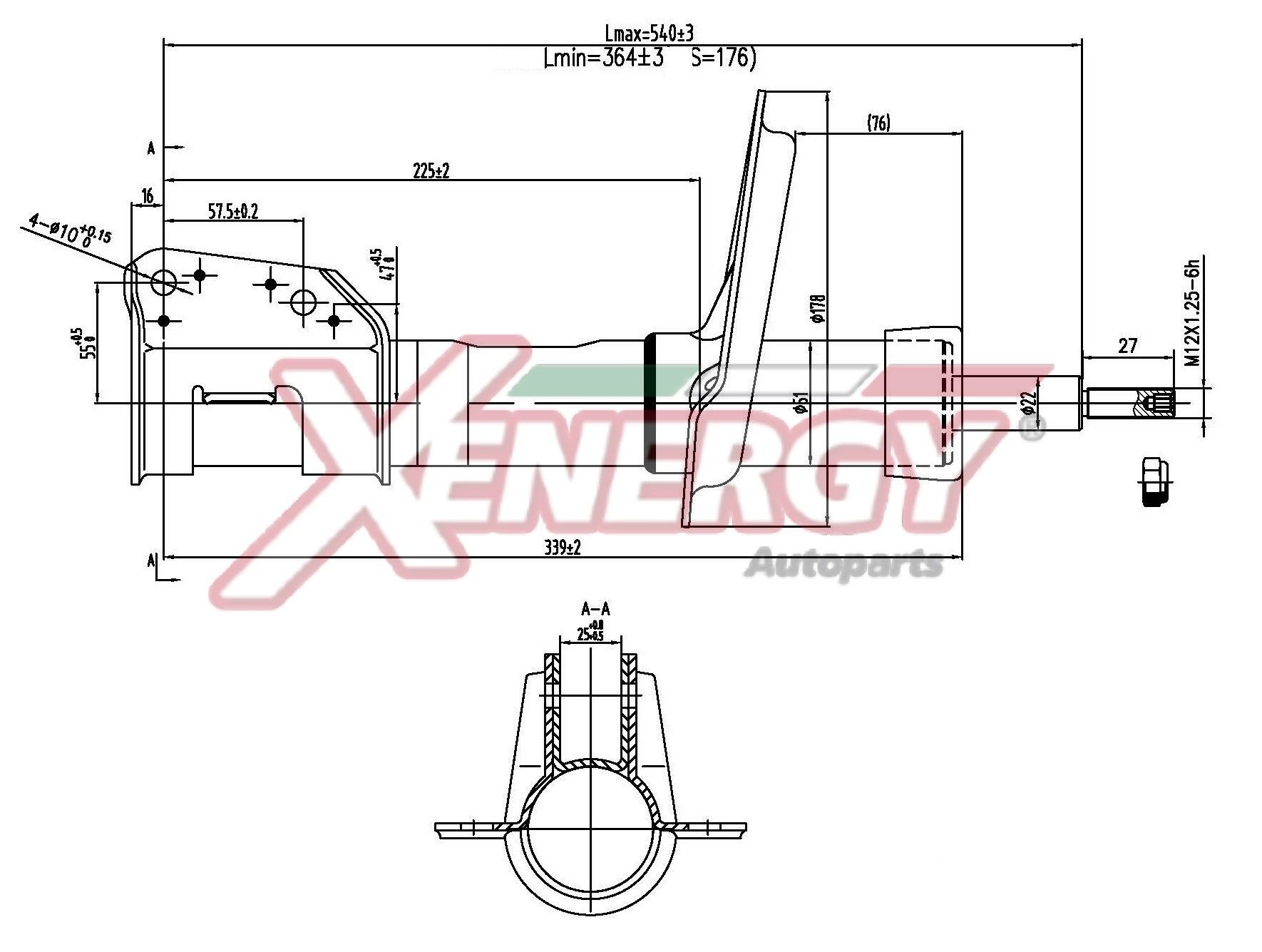 AP XENERGY Αμορτισέρ X930334 X930334 Αμορτισέρ ALFA ROMEO SPIDER AP XENERGY