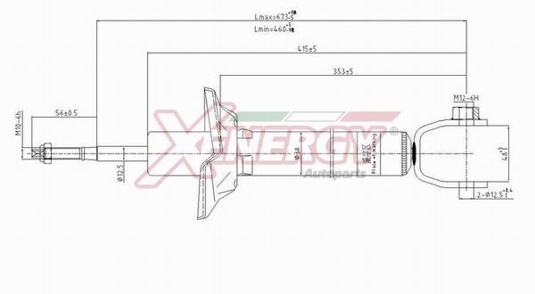 AP XENERGY Tlmič pérovania X952341 Tlmiče pruženia AP XENERGY FORD X952341