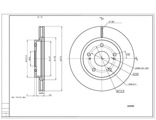 HART Disco freno 242 255 242 255 Dischi freno HART SUZUKI SAMURAI costo