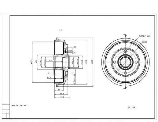 HART Bromstrumma 242 259 242 259 HART bromstrummor SUZUKI SPLASH